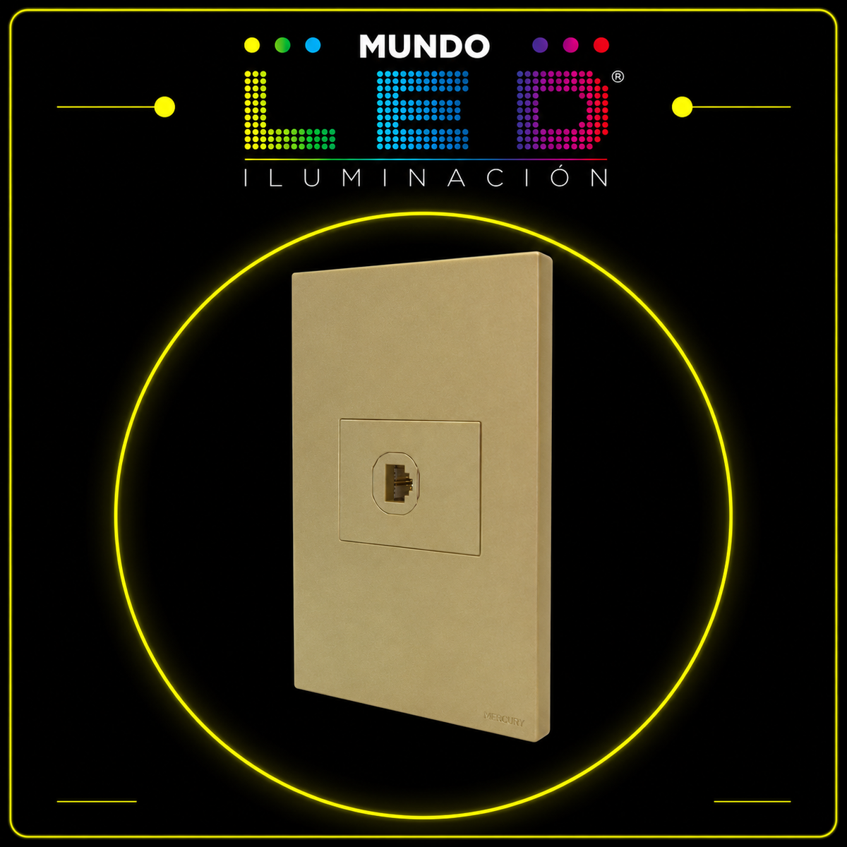 TOMA TELEFONO DORADO REF ETI132