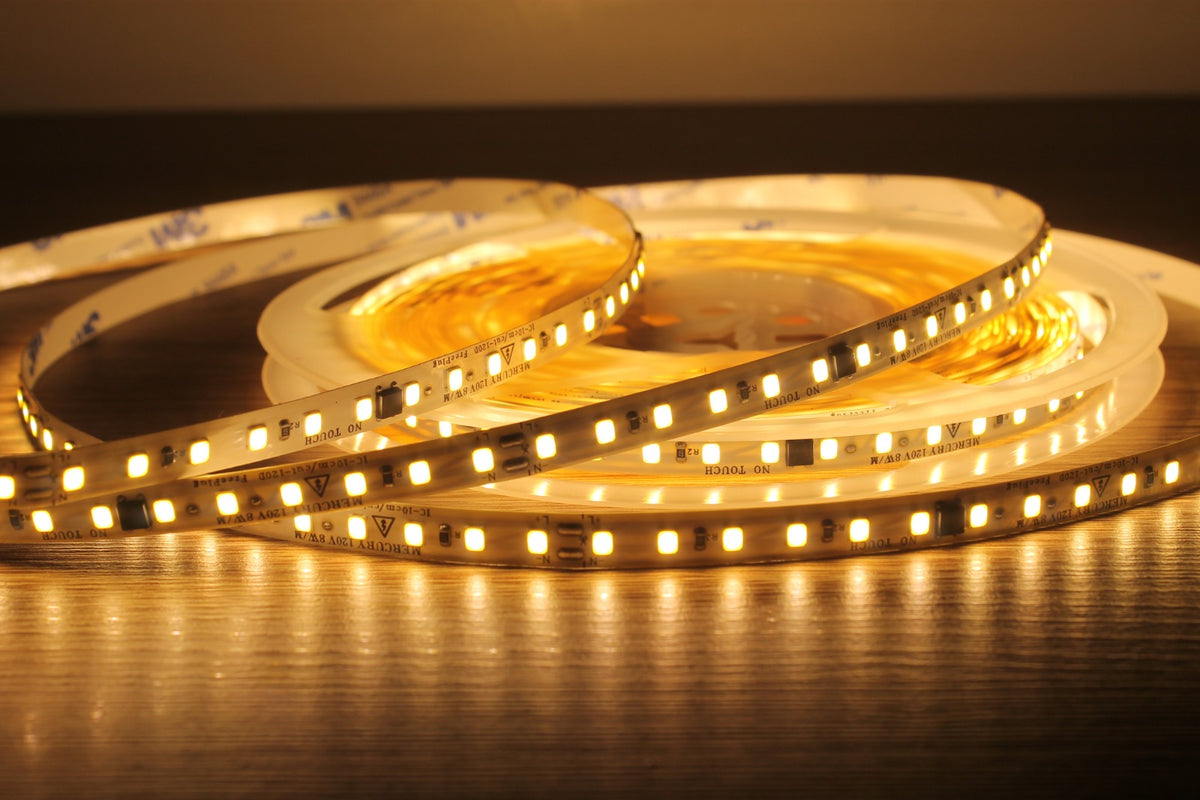 CINTA LED 2835 110V 120 BOMBILLOS 3000K IP20 X 10 MTS ICL66