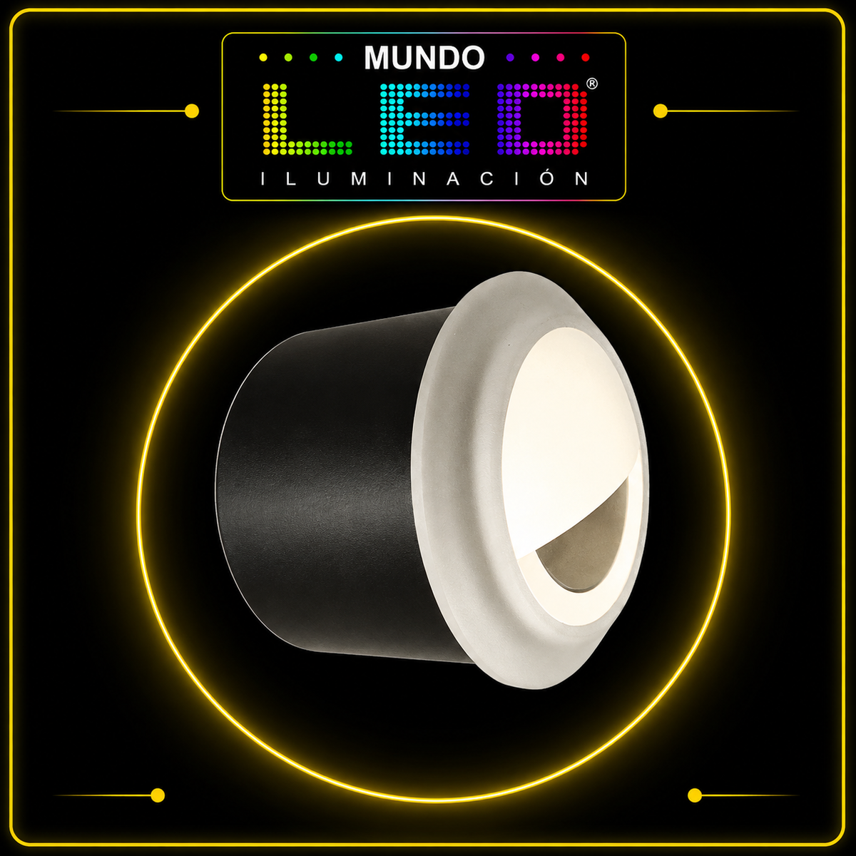APLIQUE GUÍA DE SEÑALIZACIÓN LED 3W 3000K REDONDO IP20