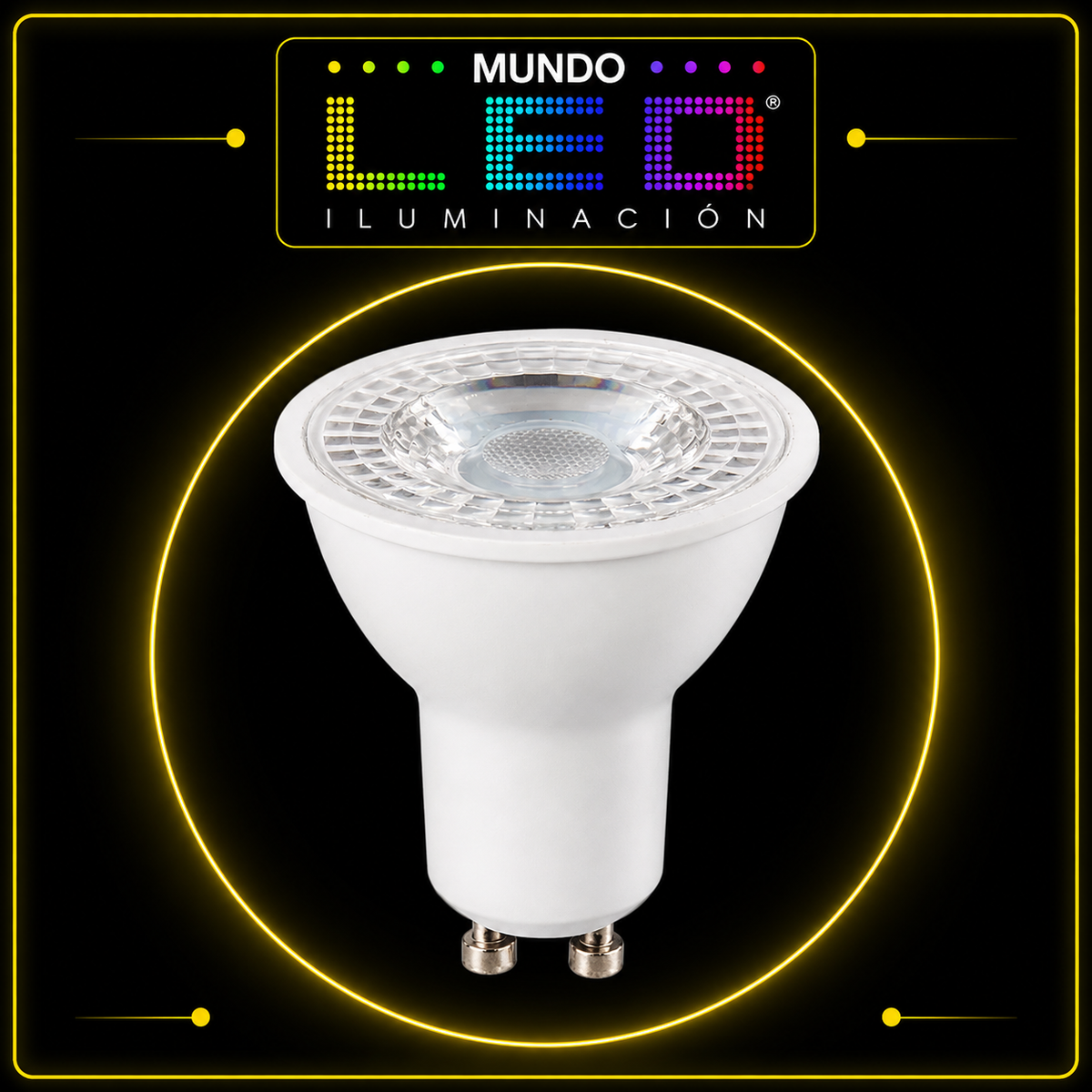 BOMBILLO LED 7W GU10 6500K (6W)