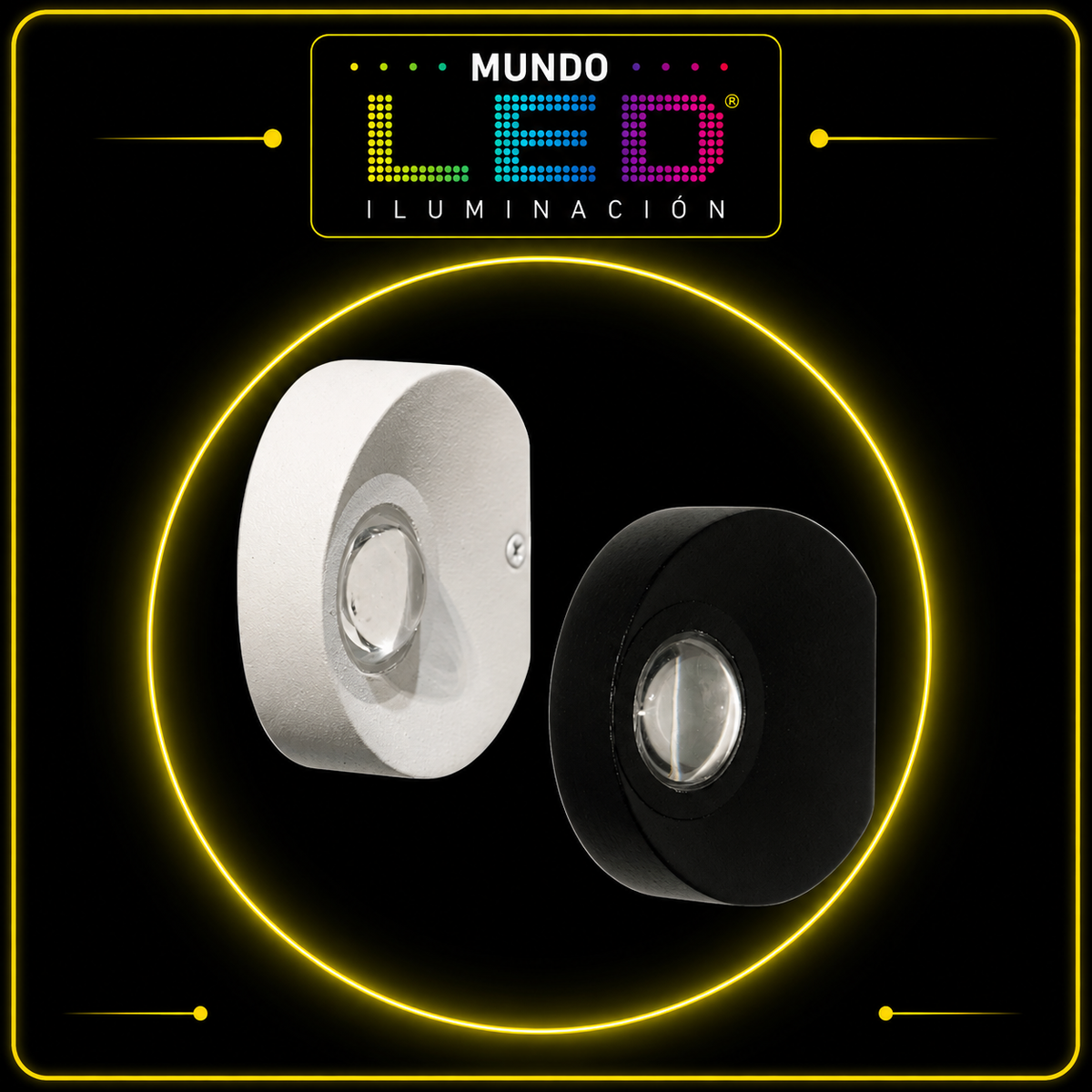 APLIQUE PARED LED 2W BLANCO 3000K REDONDO REF LAL51302AW
