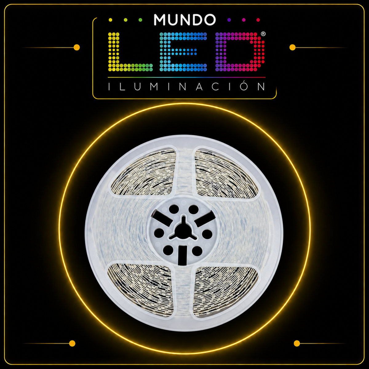 CINTA LED 2835 110V 120 BOMBILLOS 3000K IP20 X 10 MTS ICL66