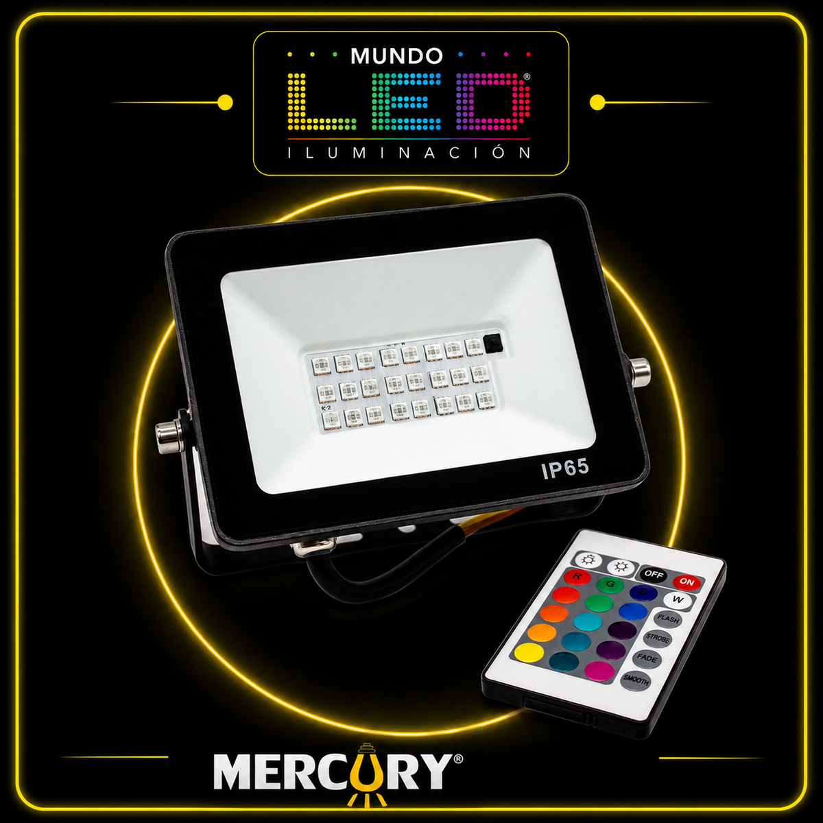 REFLECTOR LED 20W RGB SMD MINI