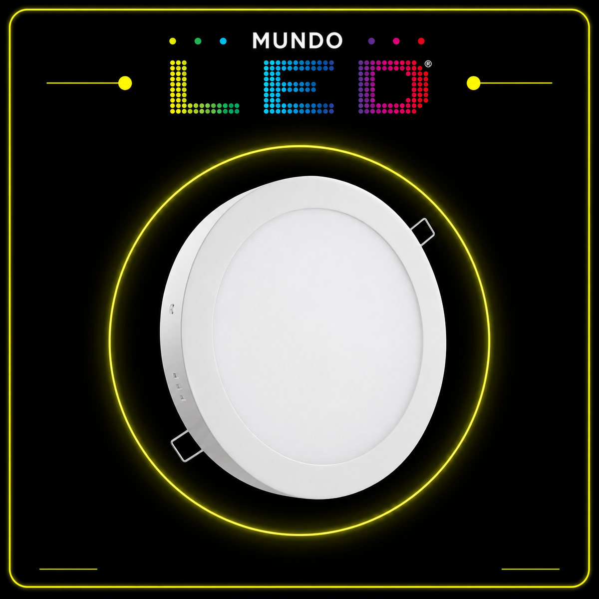 BALA LED 12W PANEL REDONDO S/PONER 6500K