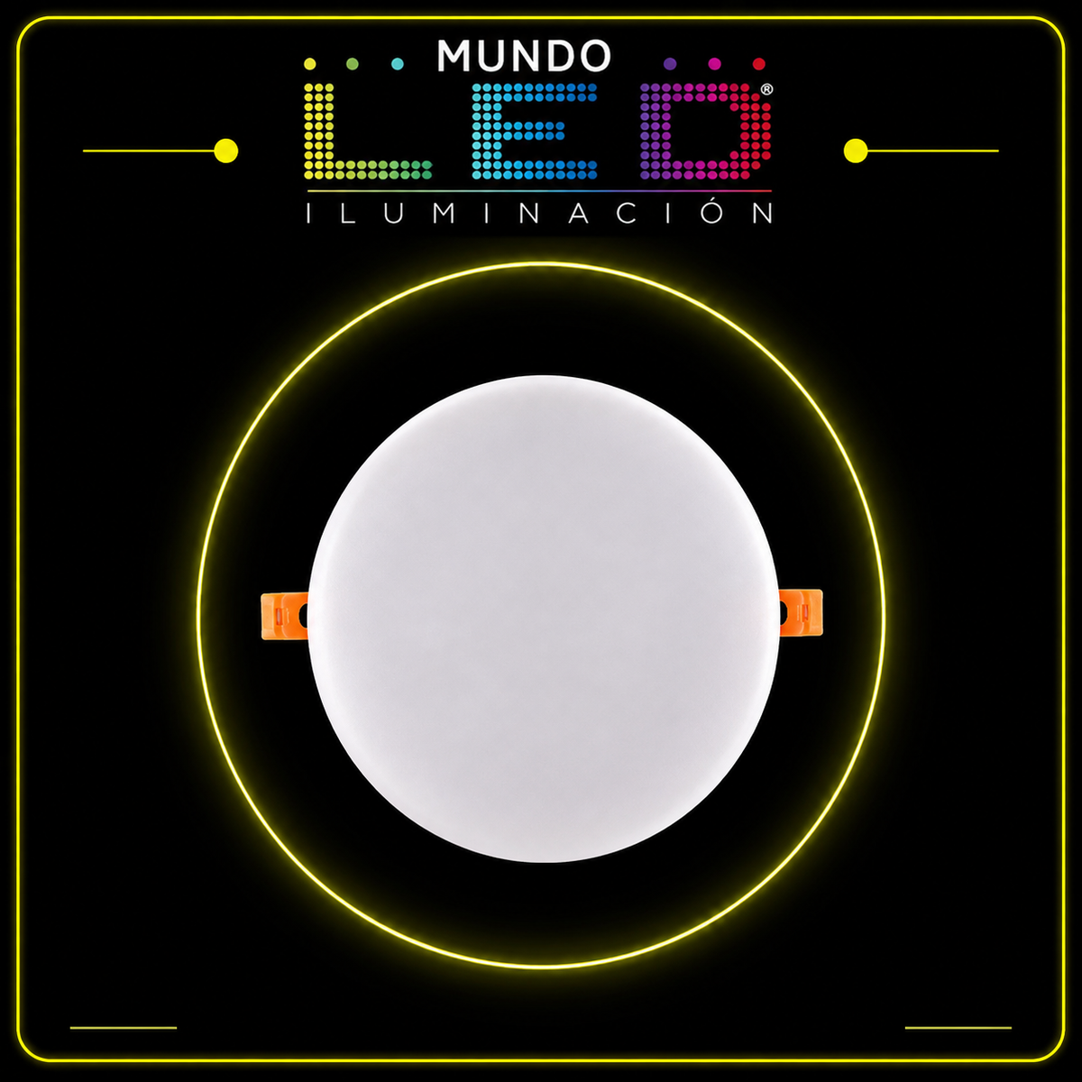 BALA LED 36W PANEL REDONDO INCRUSTAR TRICOLOR FRAMELESS