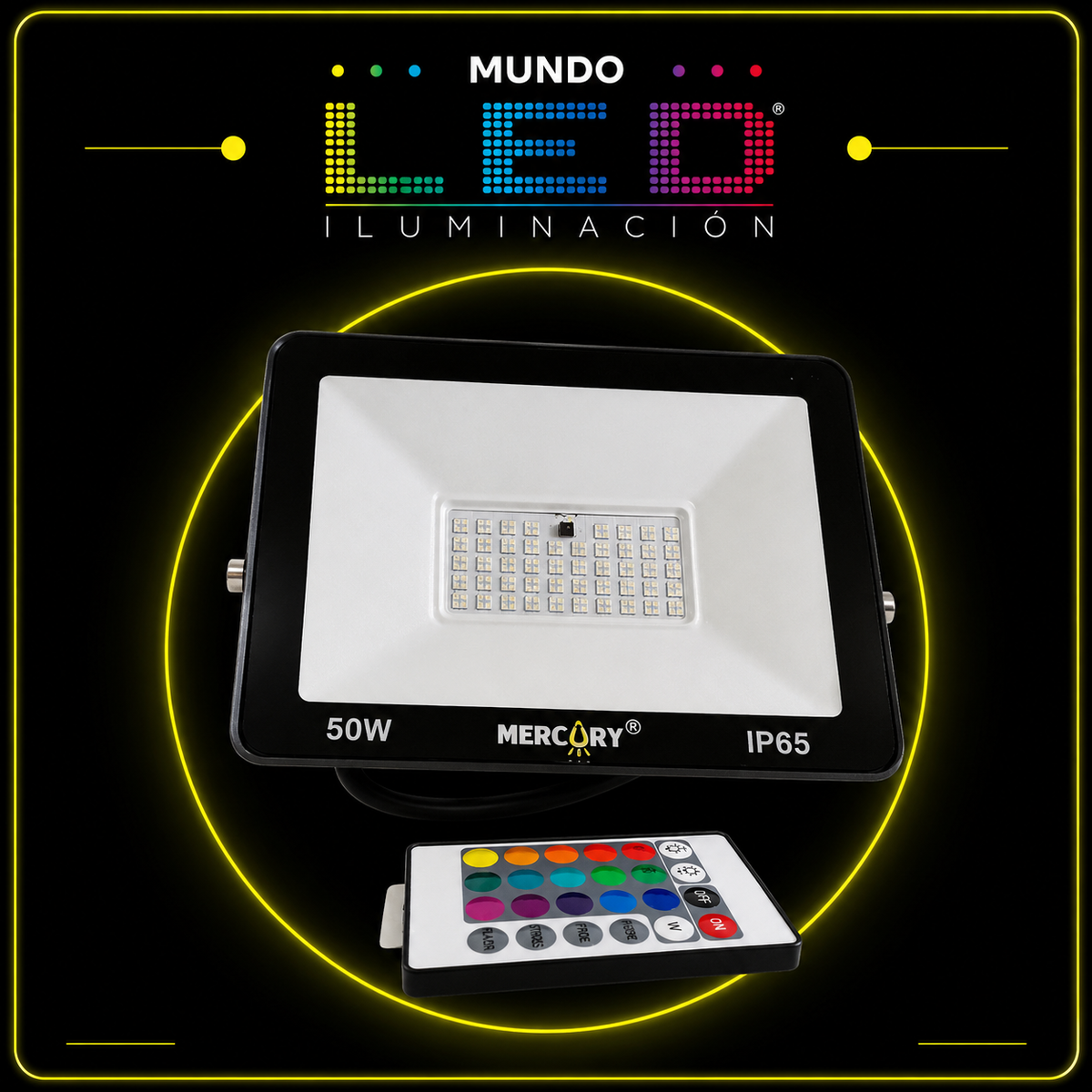 REFLECTOR LED 50W RGB SMD MINI