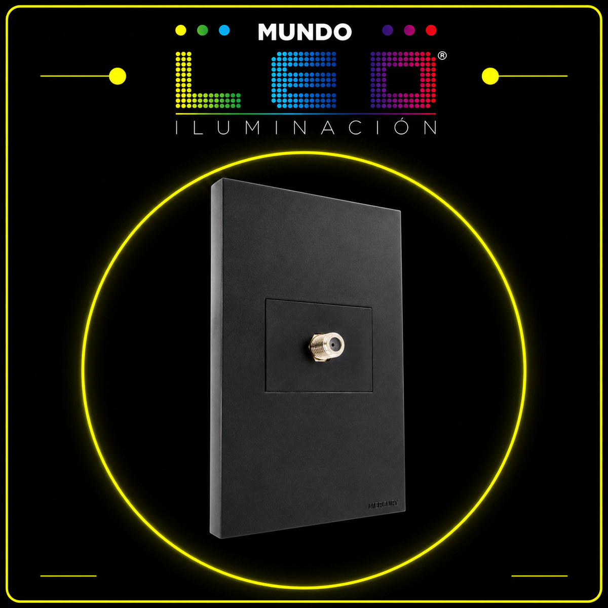 TOMA COAXIAL NEGRO REF ETI107