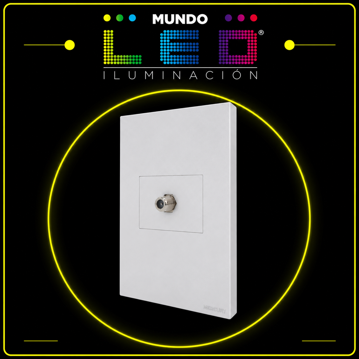 TOMA COAXIAL BLANCO REF ETI94