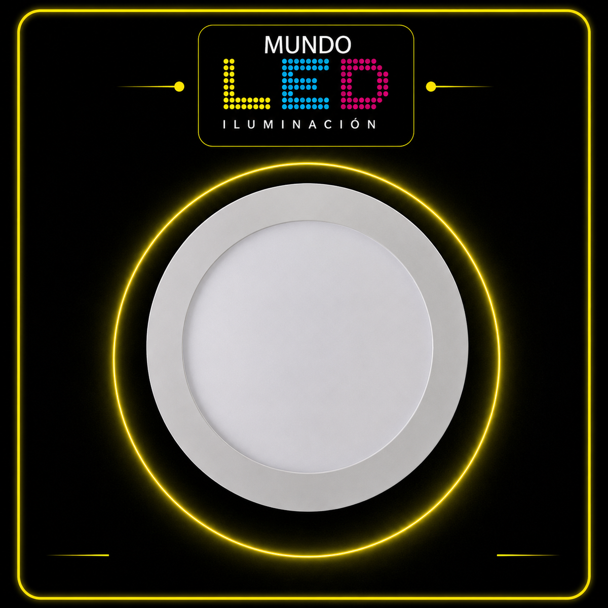 BALA LED 12W PANEL REDONDO 6500K