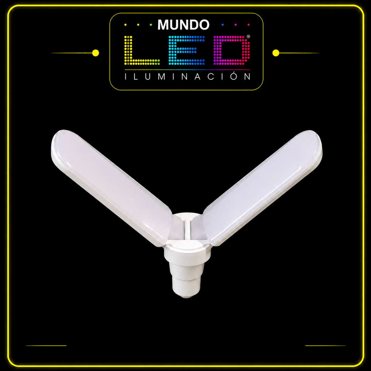 BOMBILLO LED 20W E27 2 ASPAS 6500K
