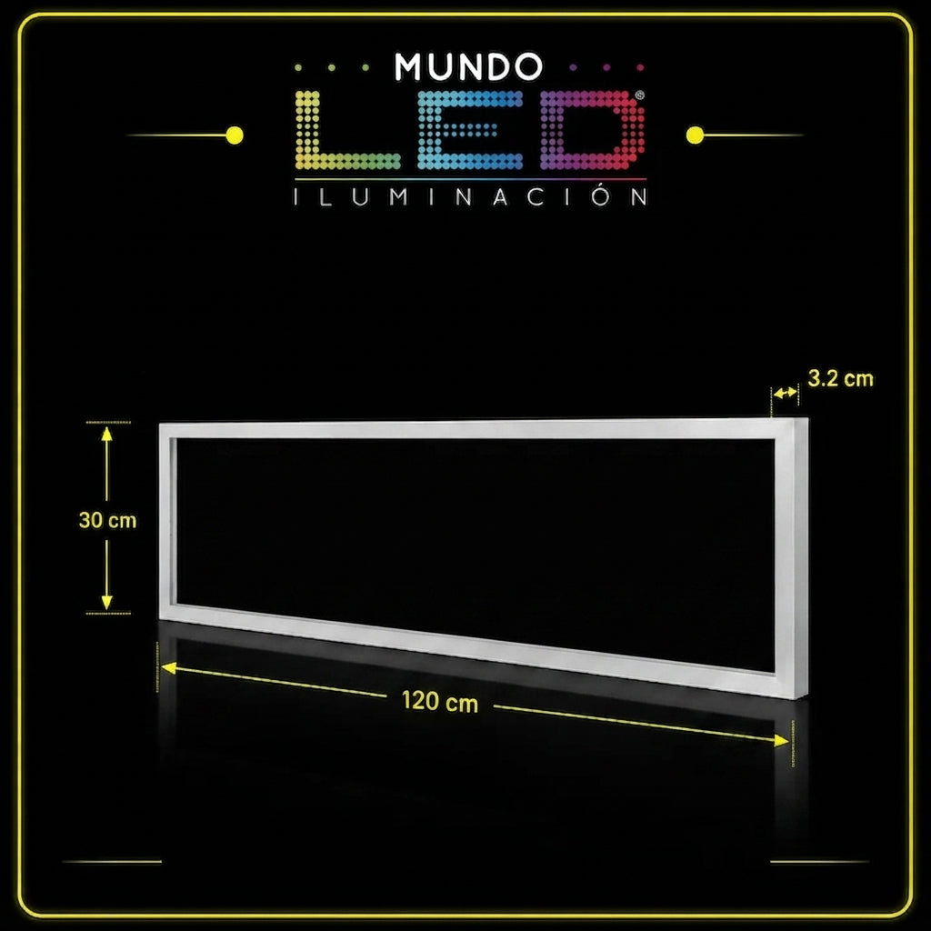 MARCO 30X120 SOBREPONER BLANCO IMPORTADO
