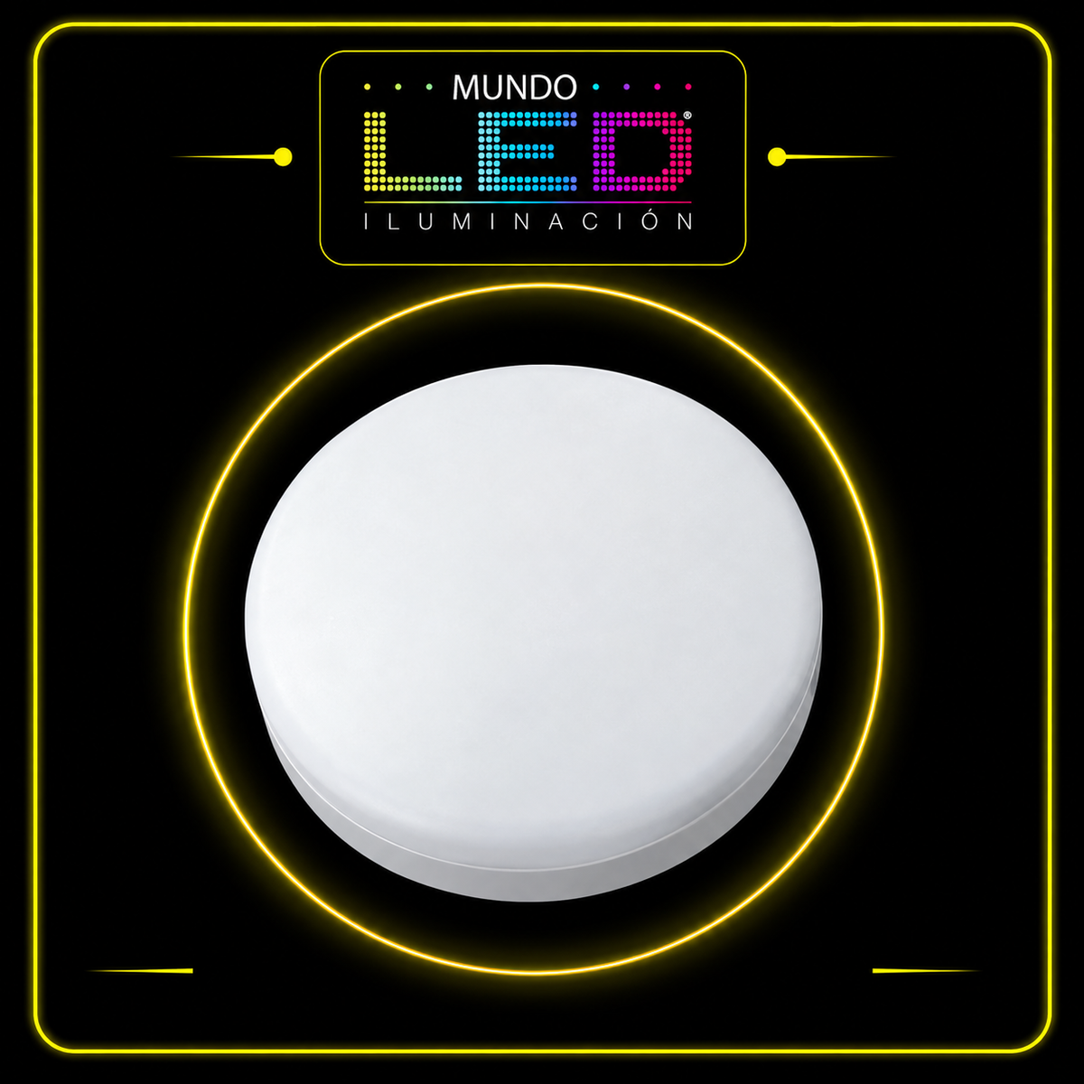 Bala LED 18W panel redondo sobreponer 6500K Frameless IPL118 - imagen principal