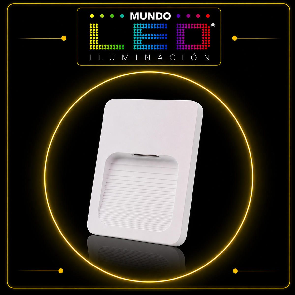 APLIQUE GUÍA LED 2W 3000K BLANCO IP65