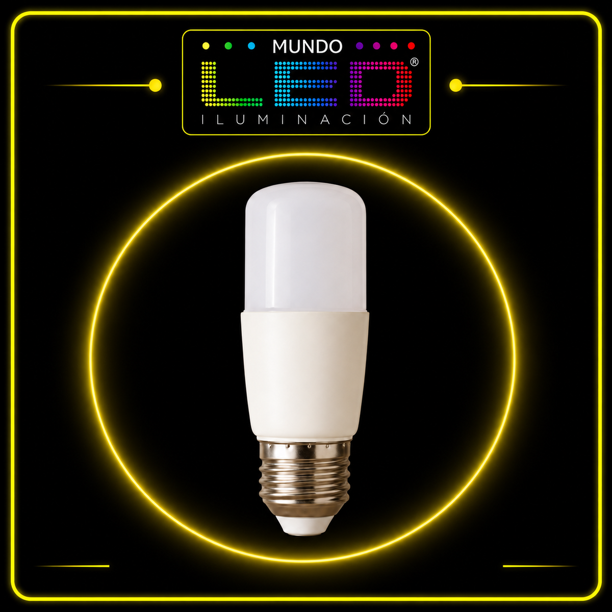 BOMBILLO LED 15W E27 TIPO TORPEDO 3000K - Mundo LED