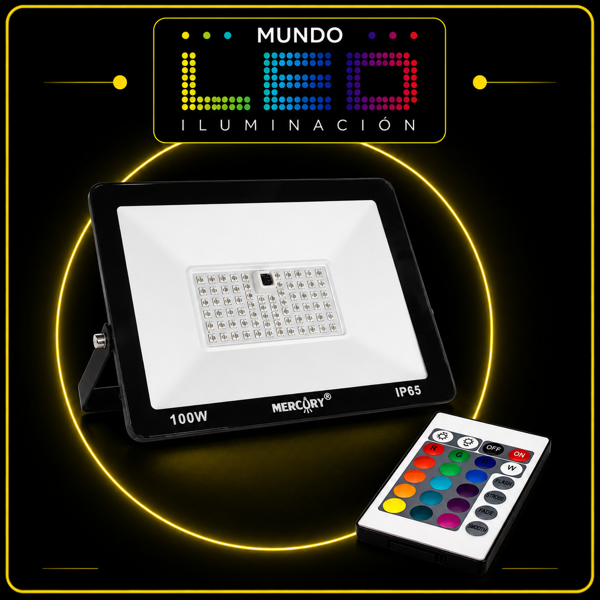 REFLECTOR LED 100W RGB SMD MINI