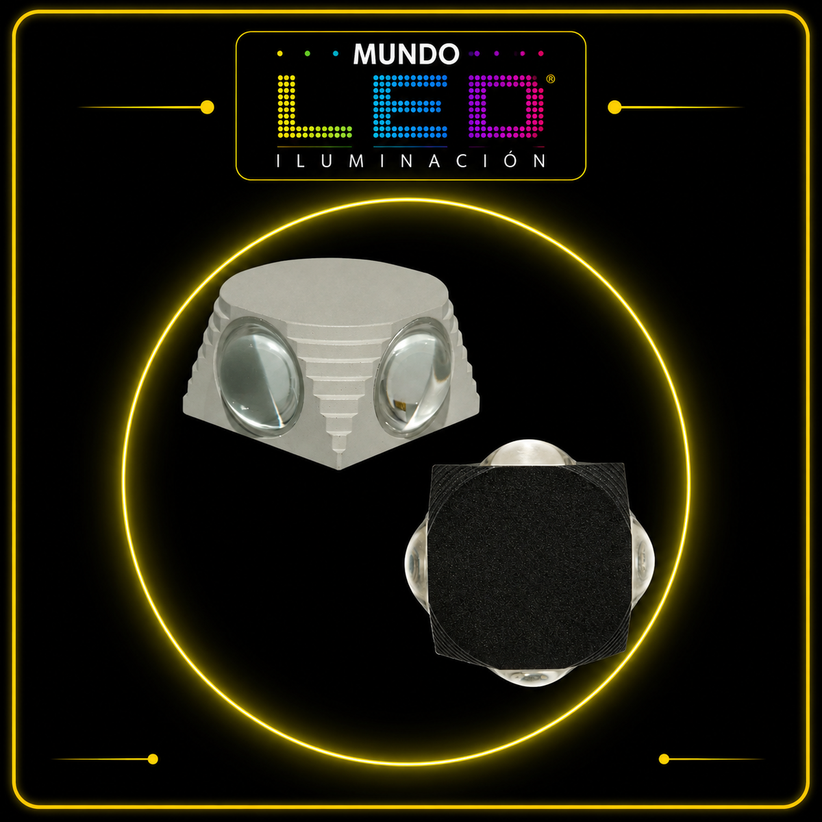 APLIQUE PARED LED 4W BLANCO 3000K MINI S/PONER IP54 REF LAL75304AW