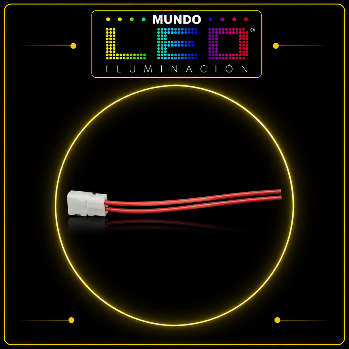 CONECTOR CINTA LED 2835 110V 120 BOMBILLOS IP20 X 10 MTS BLANCO LECHUDO