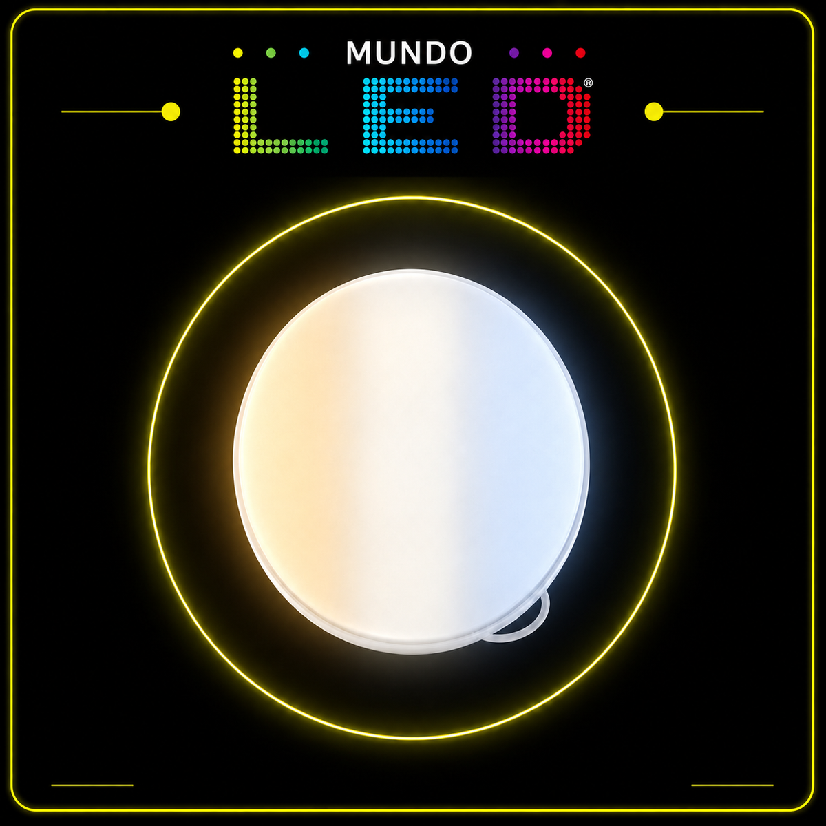 BALA LED 36W PANEL REDONDO SOBREPONER TRICOLOR FRAMELESS