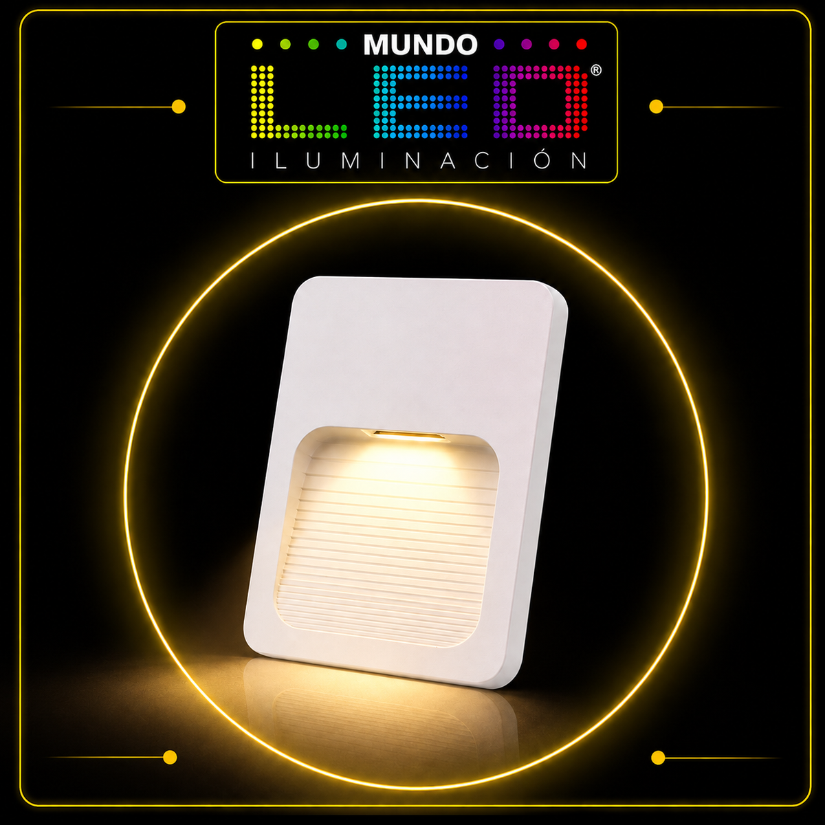 APLIQUE GUÍA LED 2W 3000K BLANCO IP65